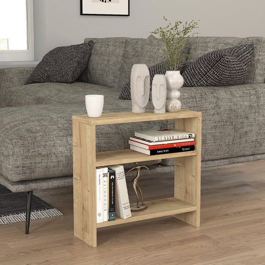 Τραπεζάκι Βοηθητικό Silvanus Χρώμα Sapphire Oak 51x17,5x49