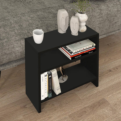 Τραπεζάκι Βοηθητικό Silvanus Χρώμα Μαύρο 51x17,5x49