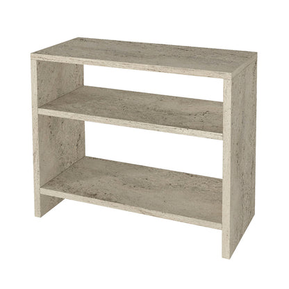 Τραπεζάκι Βοηθητικό Silvanus Χρώμα Travertine 51x17,5x49