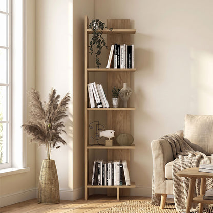 Βιβλιοθήκη Perla Χρώμα Sepet Oak 48x22x170
