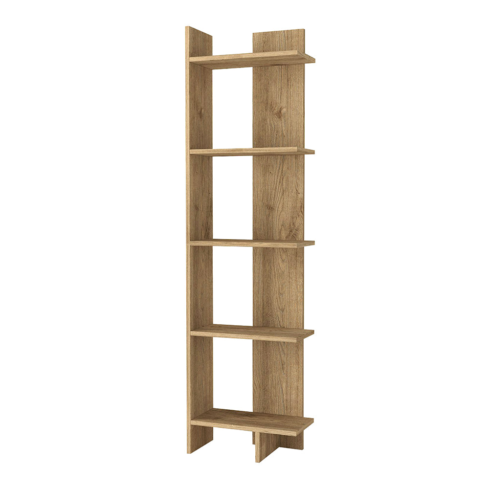 Βιβλιοθήκη Perla Χρώμα Sepet Oak 48x22x170
