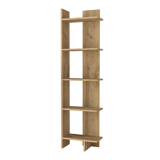 Βιβλιοθήκη Perla Χρώμα Sepet Oak 48x22x170