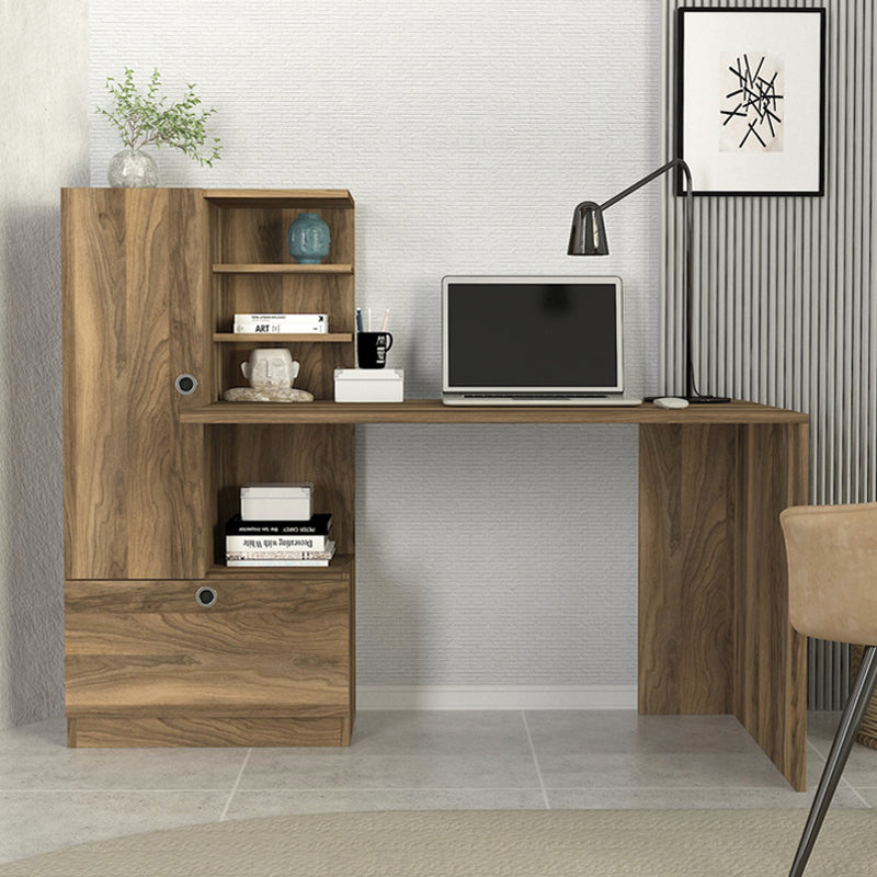 Γραφείο Εργασίας Domingo Χρώμα Καρυδί 149,5x60x120