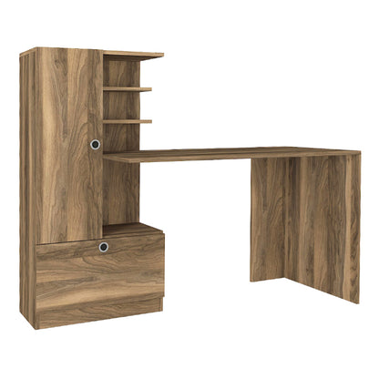 Γραφείο Εργασίας Domingo Χρώμα Καρυδί 149,5x60x120