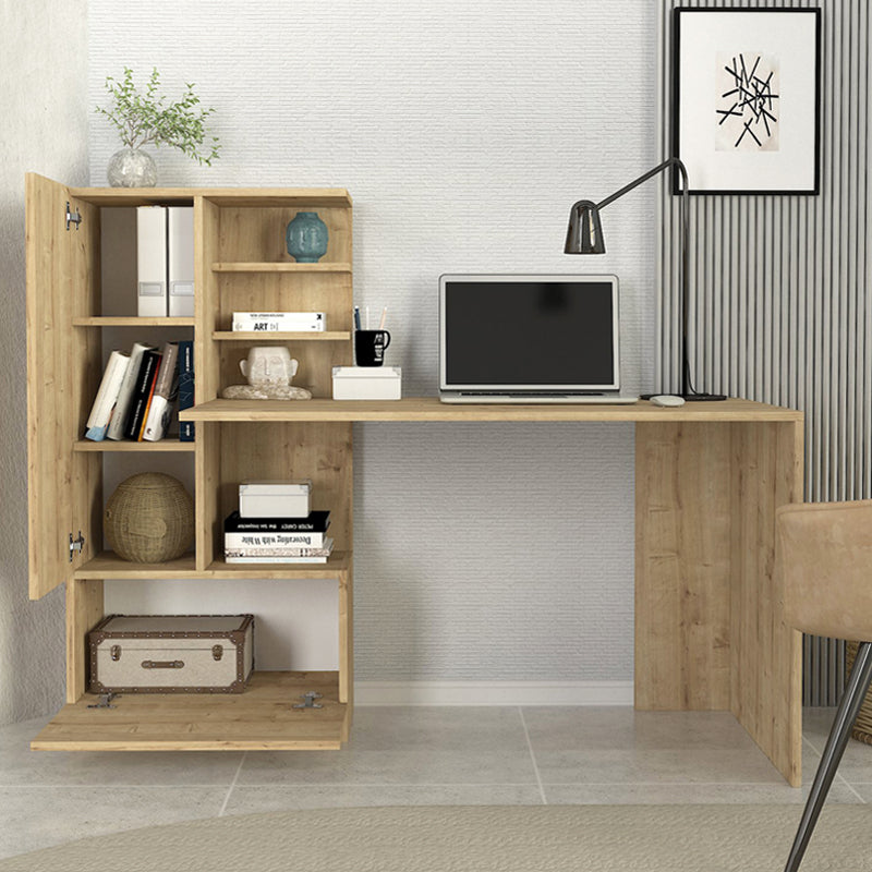 Γραφείο Εργασίας Domingo Χρώμα Sapphire Oak 149,5x60x120