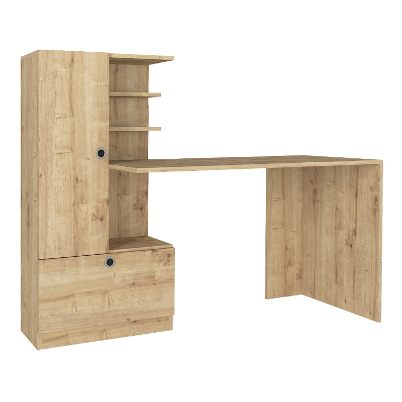 Γραφείο Εργασίας Domingo Χρώμα Sapphire Oak 149,5x60x120