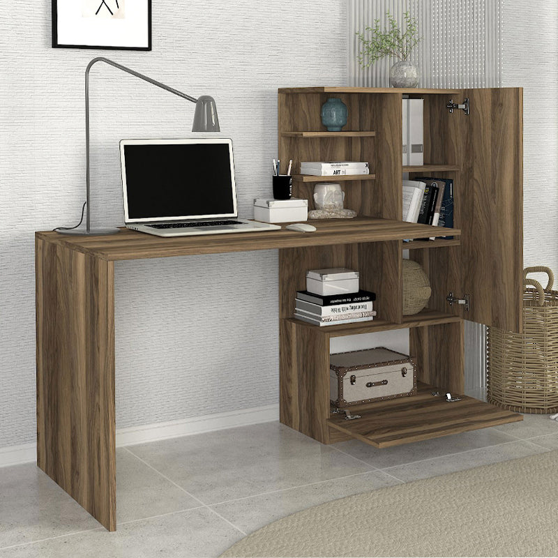 Γραφείο Εργασίας Merino Χρώμα Καρυδί 149,5x61,8x120