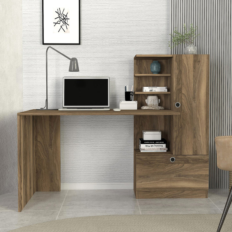 Γραφείο Εργασίας Merino Χρώμα Καρυδί 149,5x61,8x120