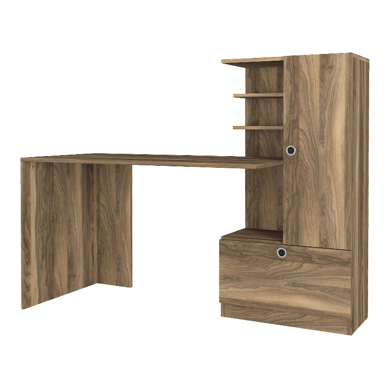 Γραφείο Εργασίας Merino Χρώμα Καρυδί 149,5x61,8x120