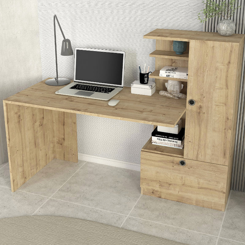 Γραφείο Εργασίας Merino Χρώμα Sapphire Oak 149,5x61,8x120