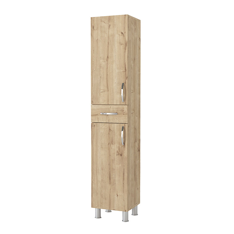 Ντουλάπι Κουζίνας - Μπάνιου Selina Χρώμα Sapphire Oak 35x31x179