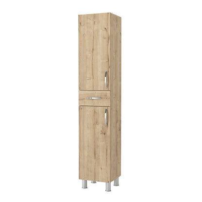 Ντουλάπι Κουζίνας - Μπάνιου Selina Χρώμα Sapphire Oak 35x31x179