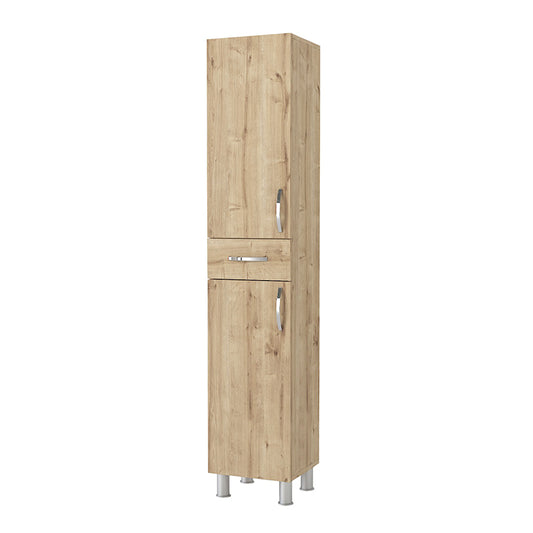 Ντουλάπι Κουζίνας - Μπάνιου Selina Χρώμα Sapphire Oak 35x31x179