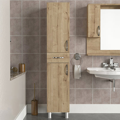 Ντουλάπι Κουζίνας - Μπάνιου Selina Χρώμα Sapphire Oak 35x31x179