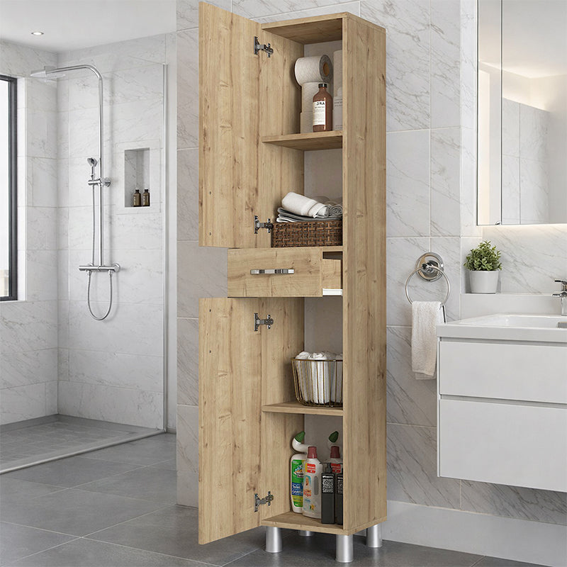 Ντουλάπι Κουζίνας - Μπάνιου Selina Χρώμα Sapphire Oak 35x31x179