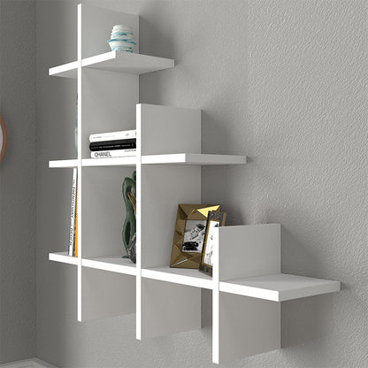 Ραφιέρα Τοίχου Juke Χρώμα Λευκό 81,8x18x80