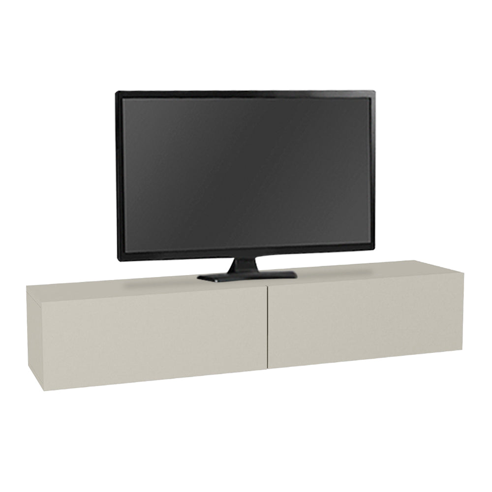 Έπιπλο Τηλεόρασης Επιτοίχιο Aristo με LED Χρώμα Sandstone 135x31,6x25
