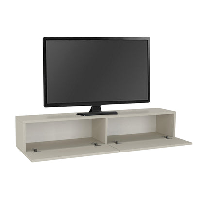 Έπιπλο Τηλεόρασης Επιτοίχιο Aristo με LED Χρώμα Sandstone 135x31,6x25