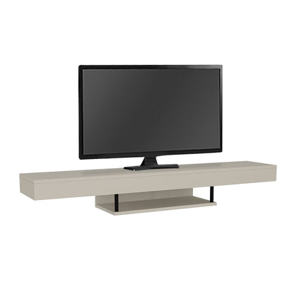 Έπιπλο Τηλεόρασης Επιτοίχιο Albares με LED Χρώμα Sandstone 150x29,6x22
