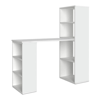 Γραφείο Εργασίας Πολυμορφικό Last από Μελαμίνη Χρώμα Λευκό 119x44,7x123