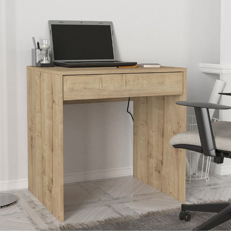 Γραφείο Εργασίας Mida Χρώμα Sapphire Oak 72x60x73,8