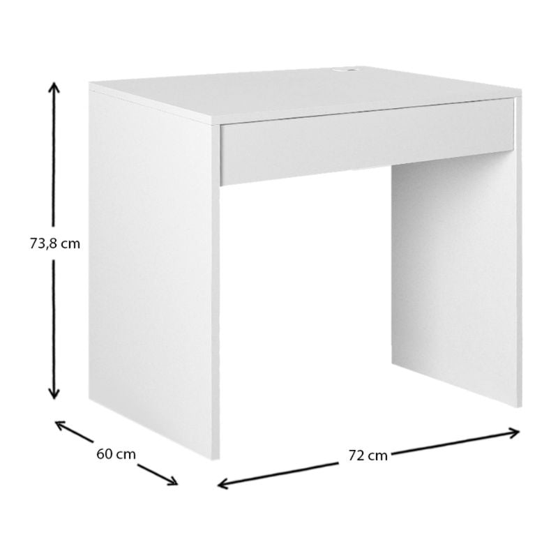 Γραφείο Εργασίας Mida Χρώμα Sapphire Oak 72x60x73,8