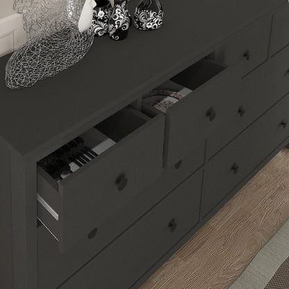 Συρταριέρα - Μπουφές Sabina Χρώμα Ανθρακί 160x50x96