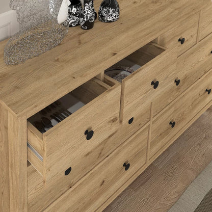 Συρταριέρα - Μπουφές Sabina Χρώμα Sepet Oak 160x50x96