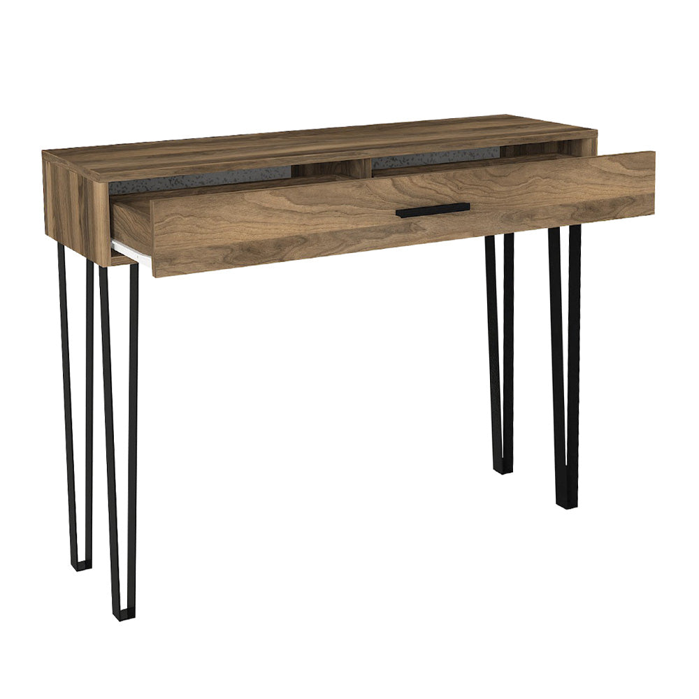 Κονσόλα Rochel Χρώμα Καρυδί 120x35x89,8