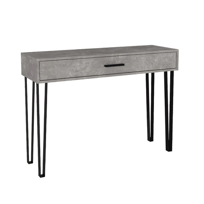 Κονσόλα Rochel Χρώμα Γκρι Σκυροδέματος 120x35x89,8