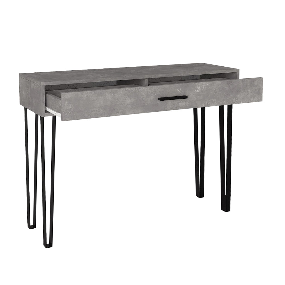 Κονσόλα Rochel Χρώμα Γκρι Σκυροδέματος 120x35x89,8