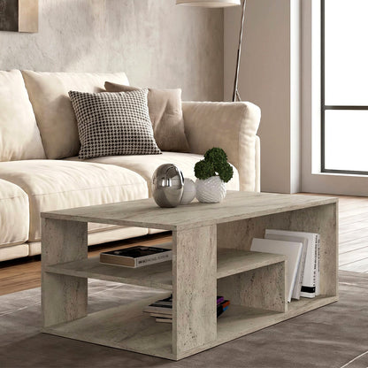 Abdera Coffee Table Travertine Color 110x60x42