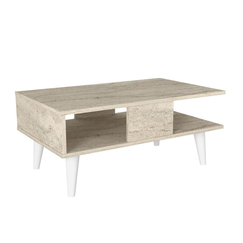 Andros Coffee Table Travertine Color 90x54x39.6