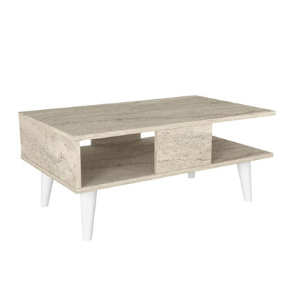 Andros Coffee Table Travertine Color 90x54x39.6