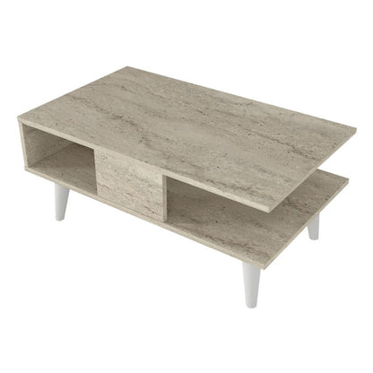 Andros Coffee Table Travertine Color 90x54x39.6