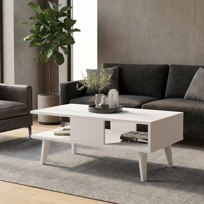 Coffee Table Andros White 90x54x39.6