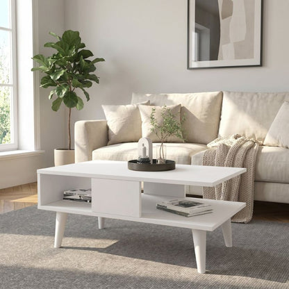 Coffee Table Andros White 90x54x39.6