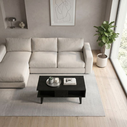 Andros Coffee Table Sencron Black 90x54x39.6