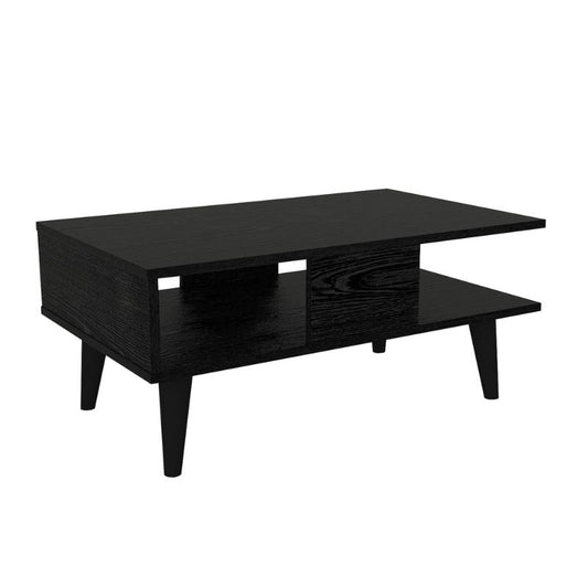 Τραπεζάκι Σαλονιού Andros Χρώμα Sencron Black 90x54x39,6