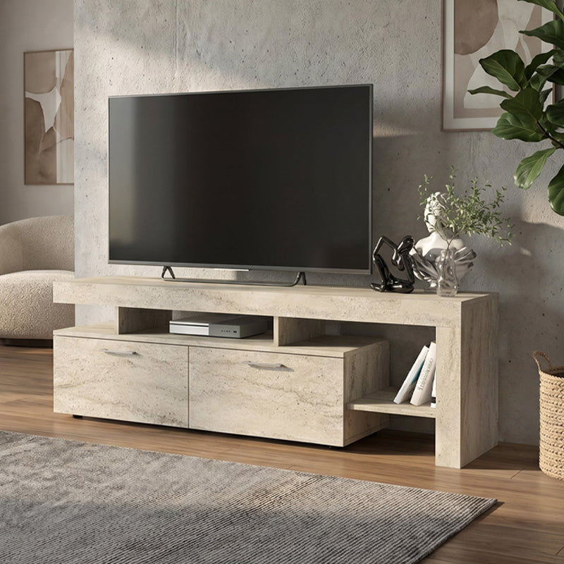 Έπιπλο Τηλεόρασης Acnes Χρώμα Travertine 160x40x53