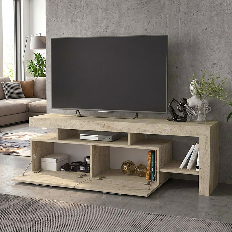Έπιπλο Τηλεόρασης Acnes Χρώμα Travertine 160x40x53