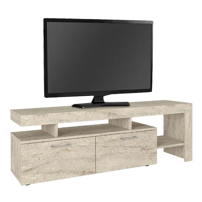 Έπιπλο Τηλεόρασης Acnes Χρώμα Travertine 160x40x53