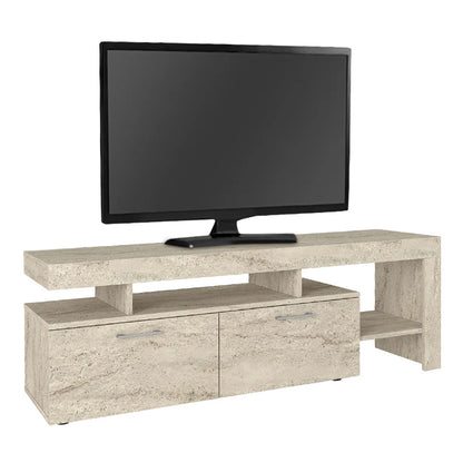 Έπιπλο Τηλεόρασης Acnes Χρώμα Travertine 160x40x53