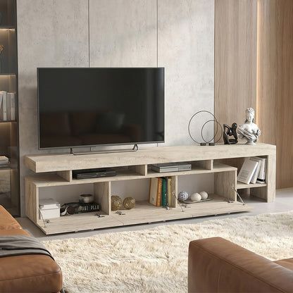 Έπιπλο Τηλεόρασης Acnes Χρώμα Travertine 220x40x52