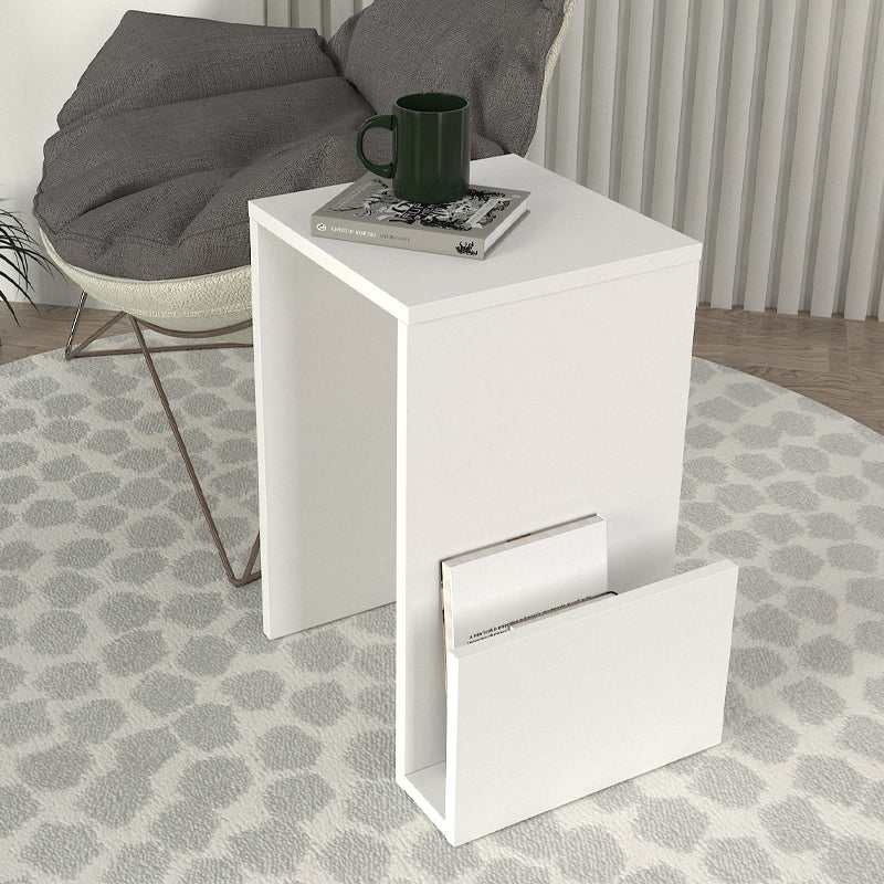 Τραπεζάκι Βοηθητικό Regnar Χρώμα Λευκό 43,1x33,5x52