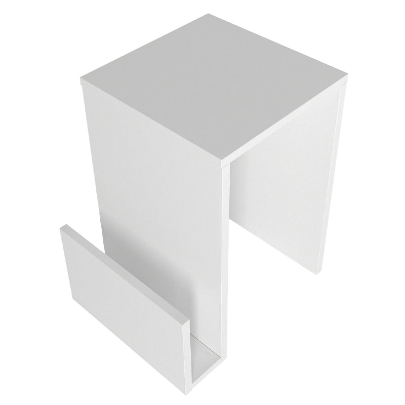 Τραπεζάκι Βοηθητικό Regnar Χρώμα Λευκό 43,1x33,5x52