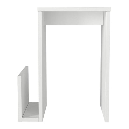 Τραπεζάκι Βοηθητικό Regnar Χρώμα Λευκό 43,1x33,5x52