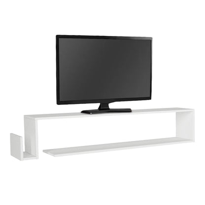 Έπιπλο Τηλεόρασης Επιτοίχιο Regnar Χρώμα Λευκό 168,6x25x31,8