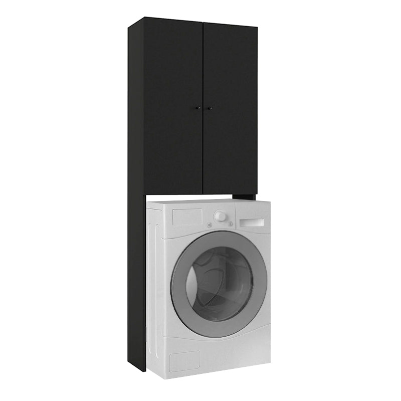 Έπιπλο Πλυντηρίου Romme Χρώμα Μαύρο 65x27,1x180