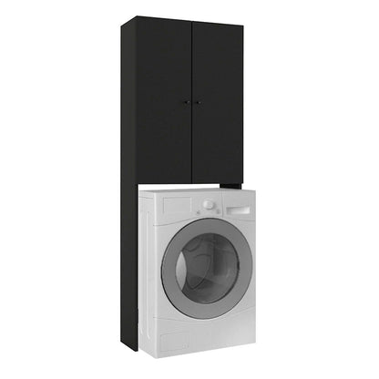 Έπιπλο Πλυντηρίου Romme Χρώμα Μαύρο 65x27,1x180